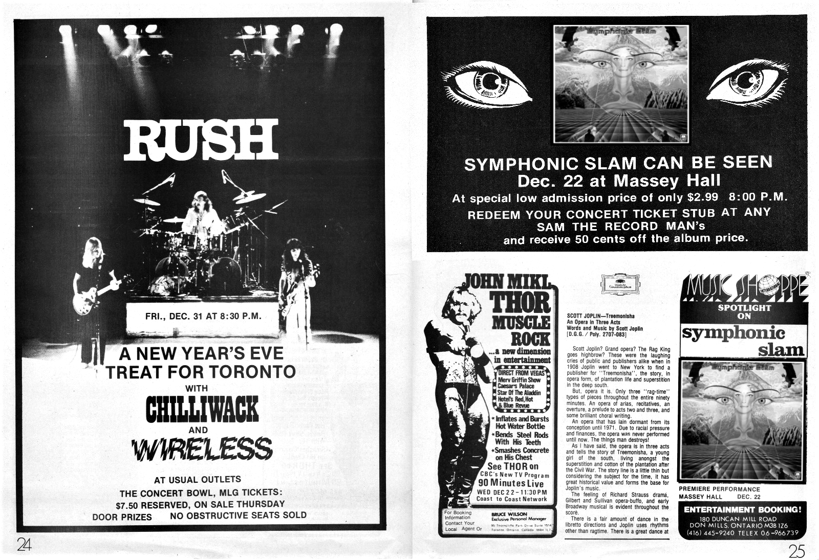 Slam Massey Hall Concert ad