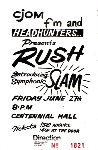 Concert ticket
