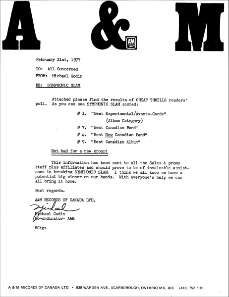 A&M Press Release