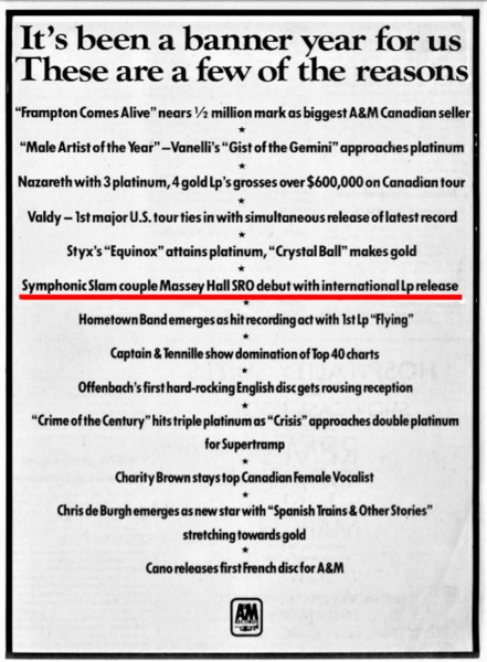 A&M ad
